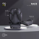 Cangaroo Baby car seat Race 100-150cm Cosmo black